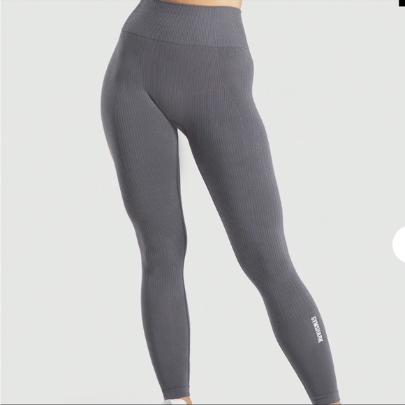 Gymshark Powerdown Legging - Charcoal - Picture 1 of 6
